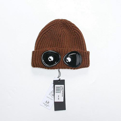 Beanie Hat with Integrated Goggles