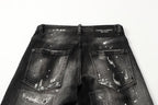 Slim-Fit Distressed Denim Jeans