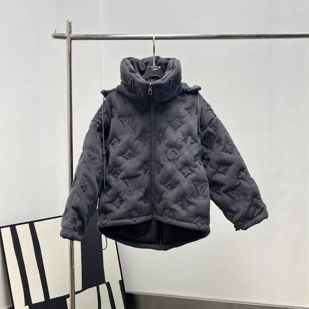 Textured Puffer Jacket