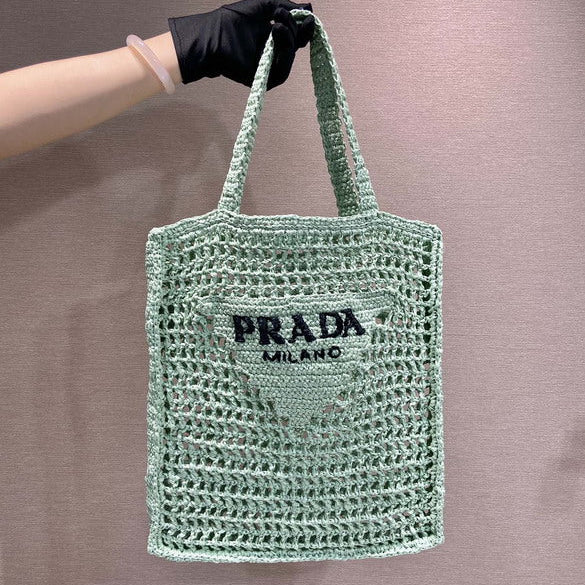 Green Woven Bag