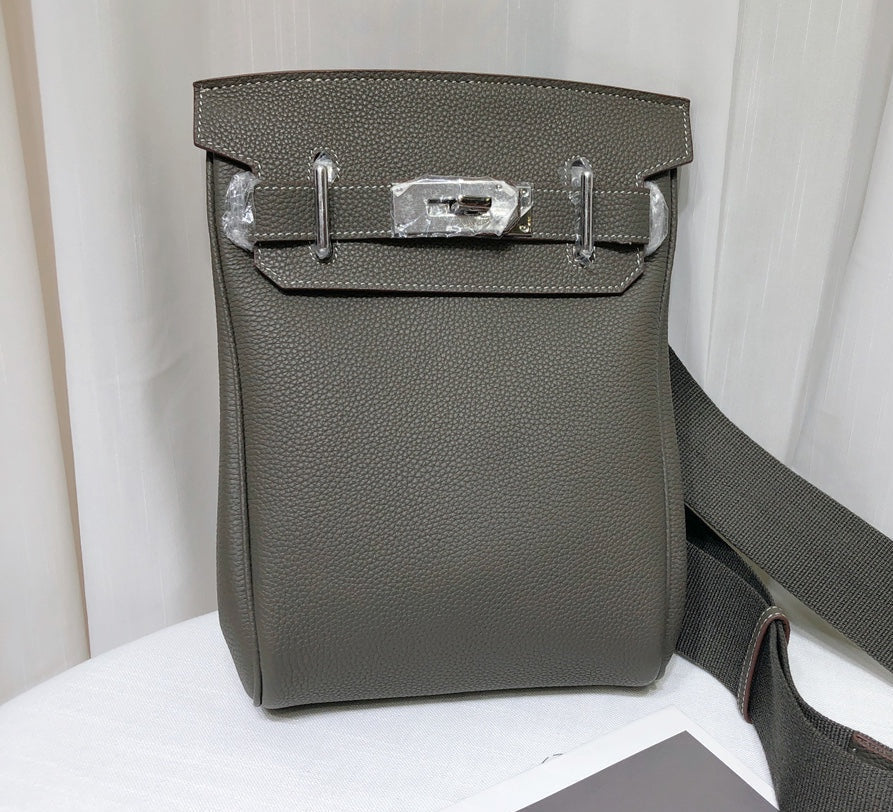 Togo Leather Chest Bag