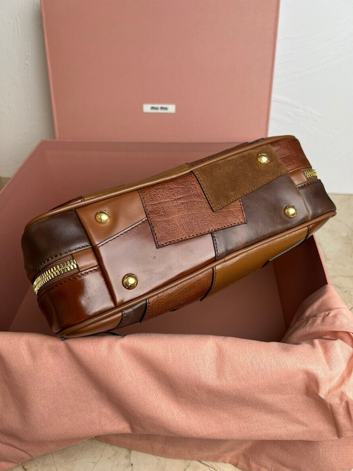 Patchwork Bowling Bag