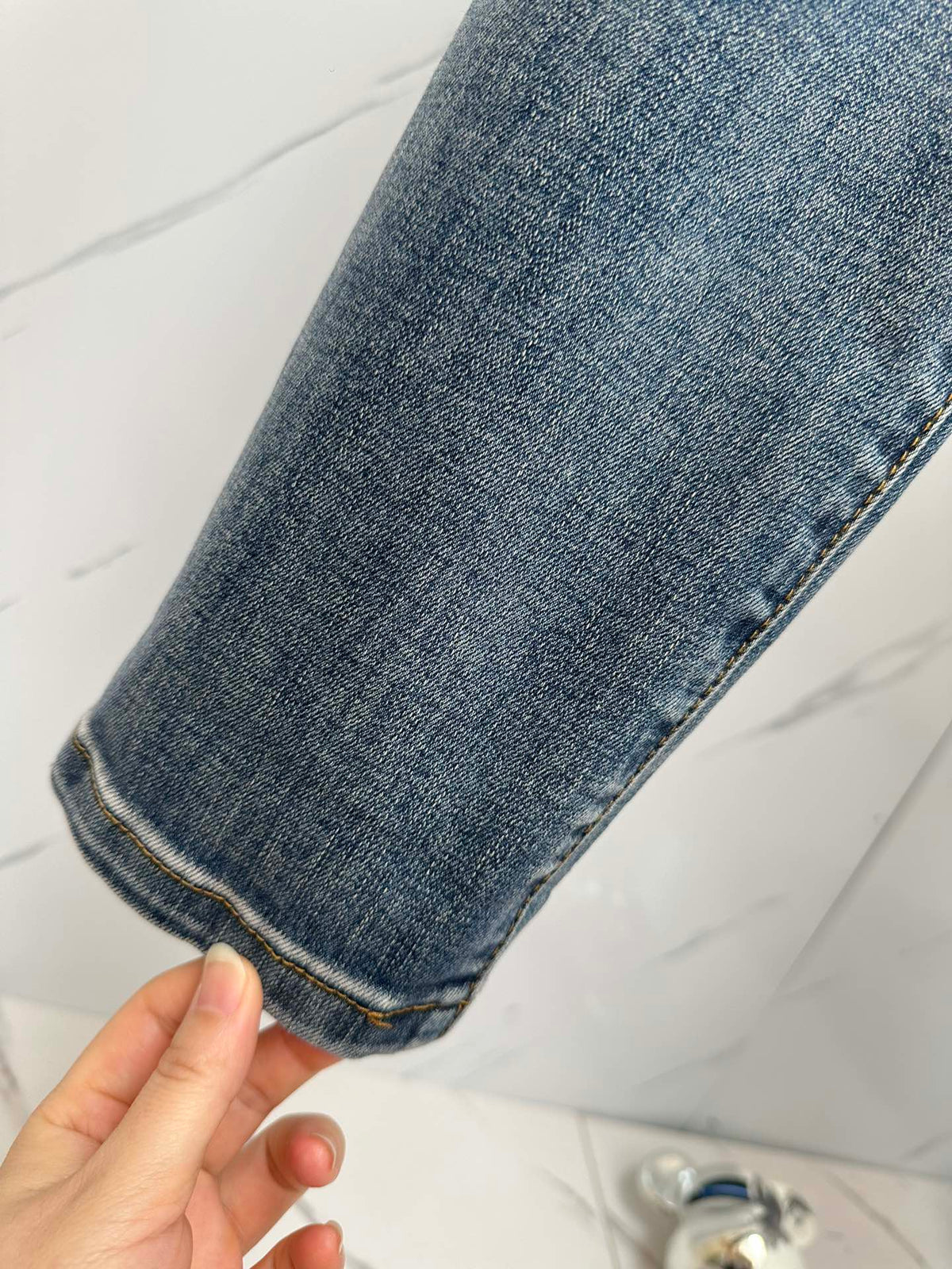 Men’s Designer Washed Denim Jeans