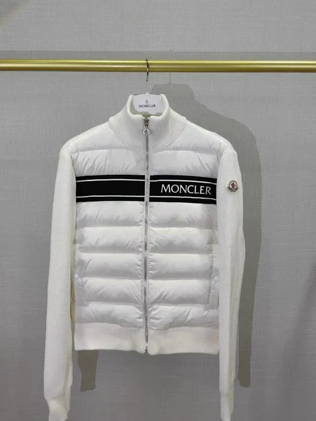 Hybrid Puffer Knit Jacket