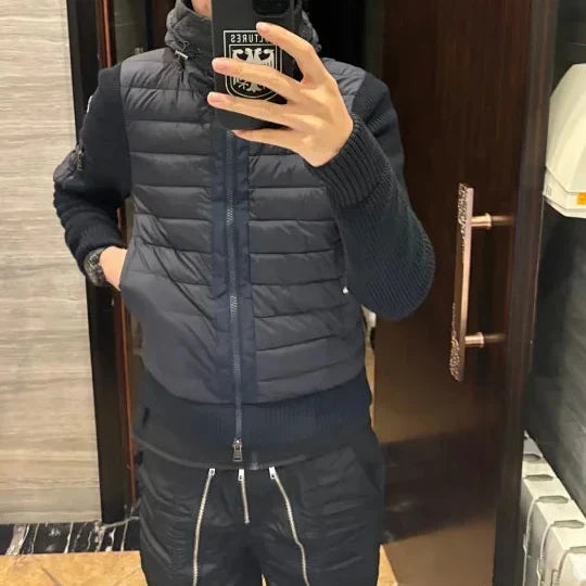 Hybrid Knit Down Hoodie